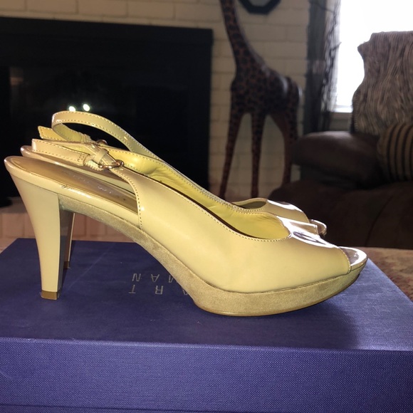 Nine West Patent Leather Sling Backs - Picture 2 of 3
